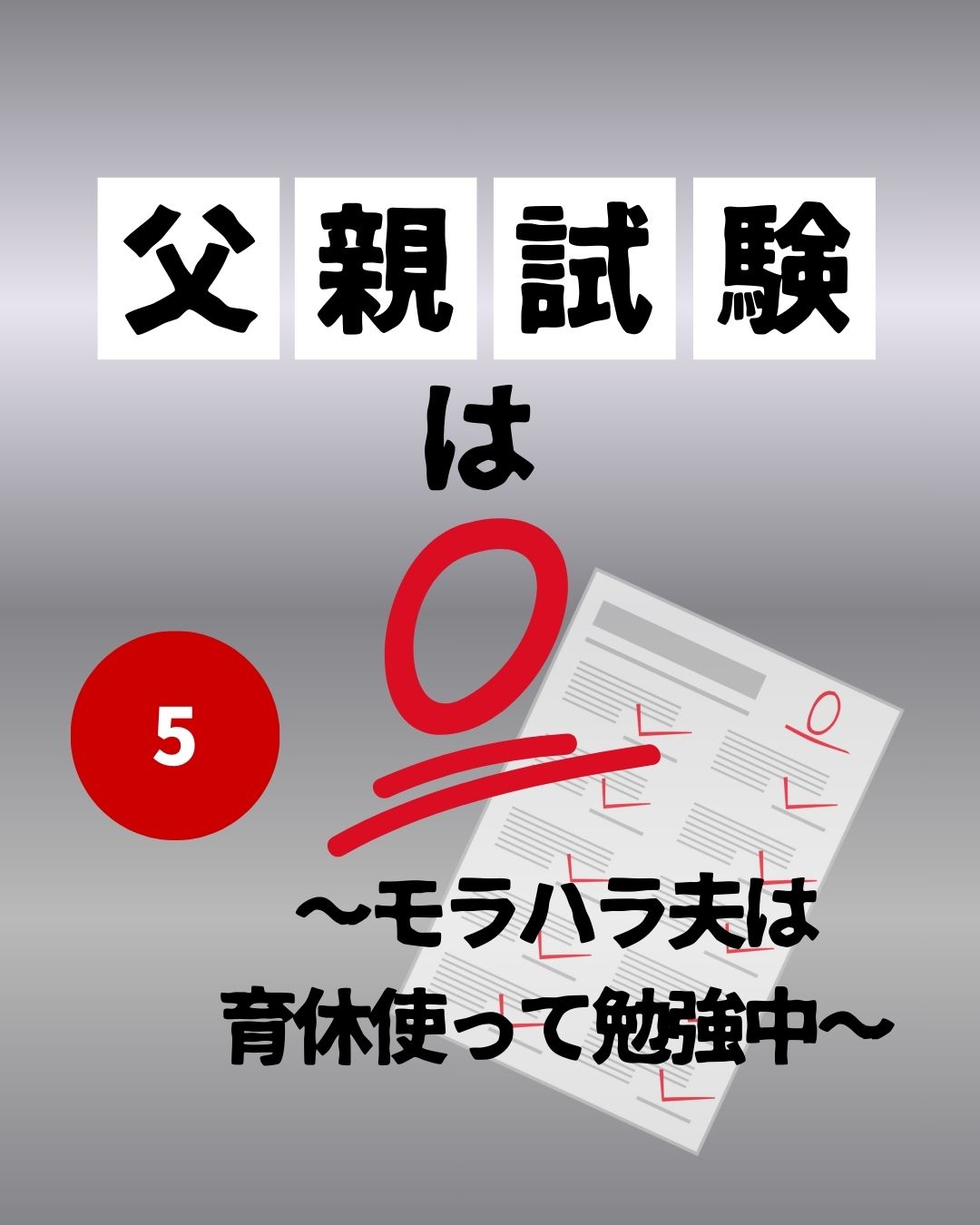 #05父親試験は0点！！